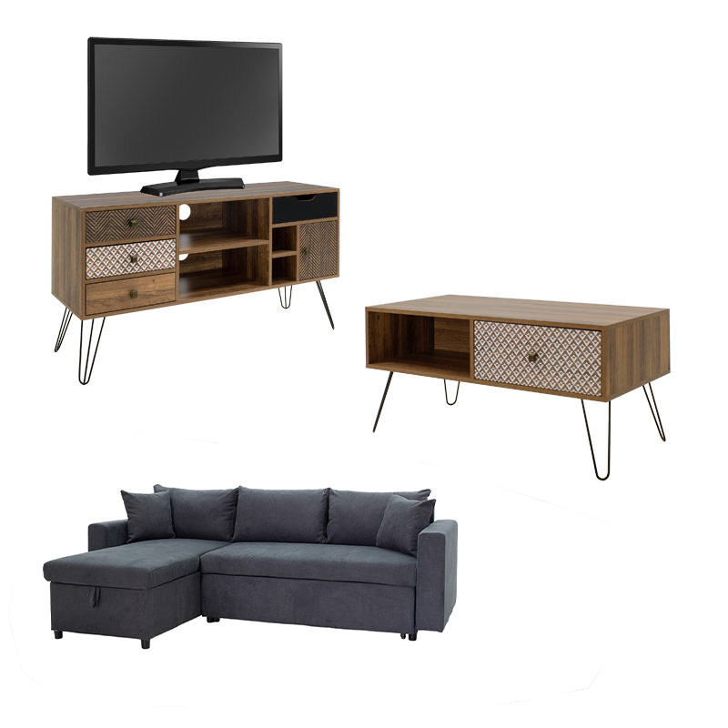 Student's lounge set Boho 2 3 pcs