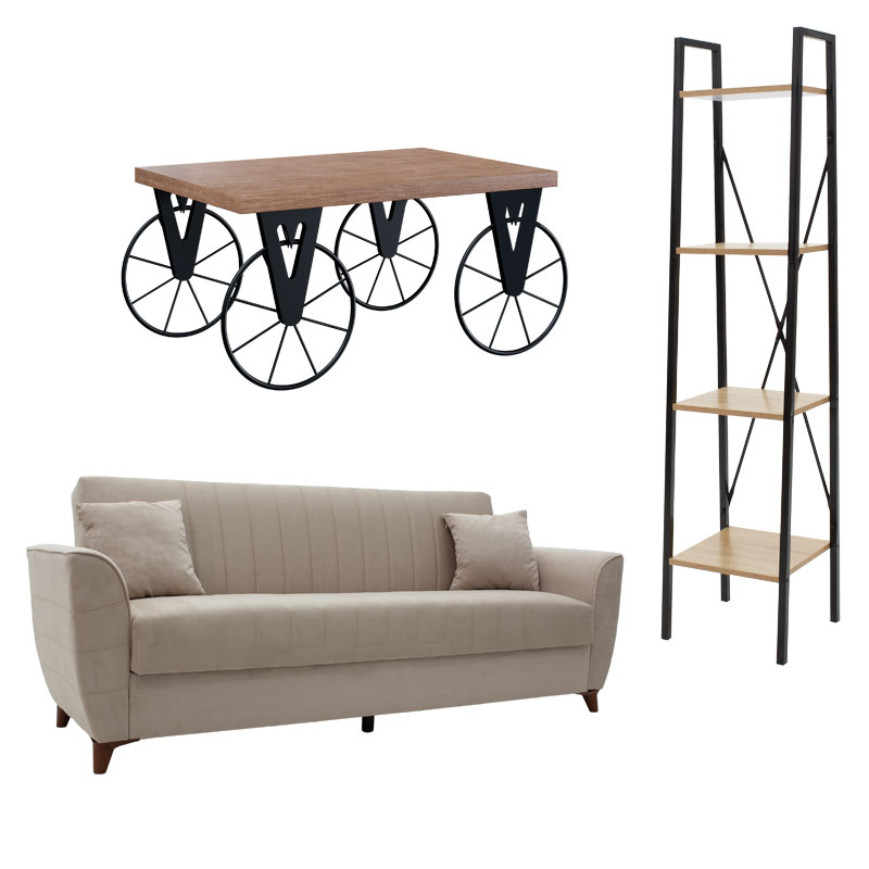 Student's lounge set Living 6 3 pcs