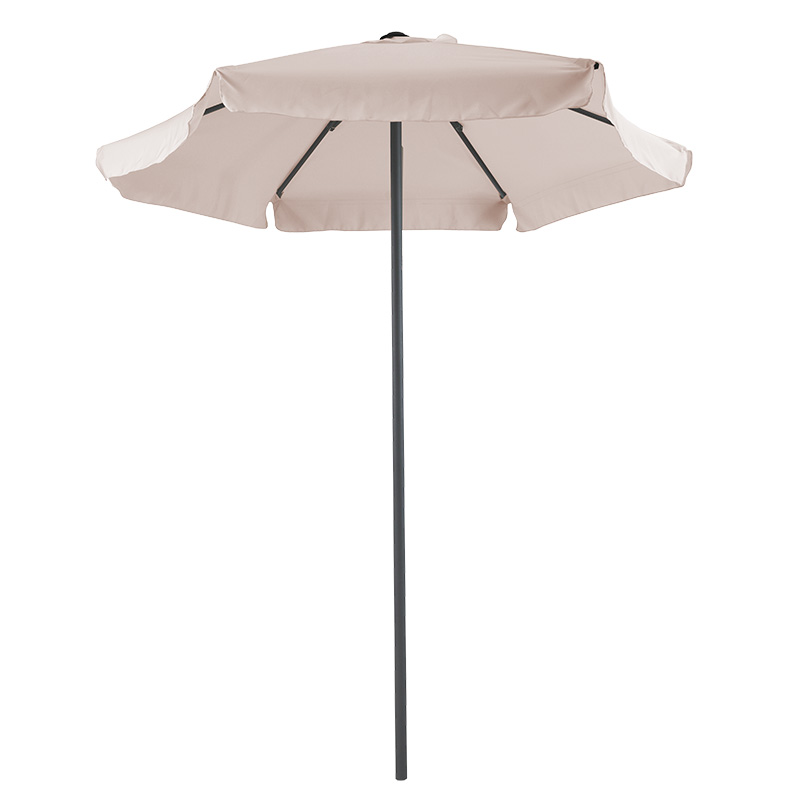 Professional umbrella Mongo single piece metal D2m beige-athracite