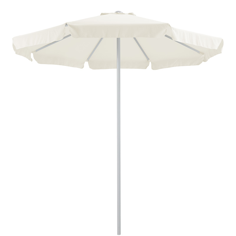 Professional umbrella Mongo single piece metal D2.3m ecru