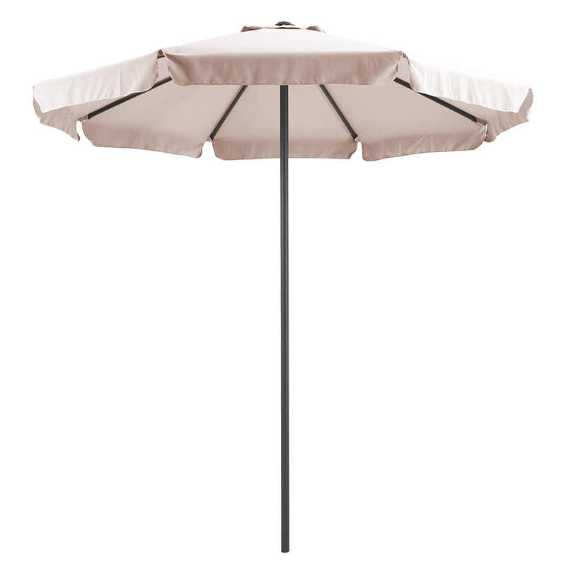 Professional umbrella Mongo single piece metal D2.3m beige-anthracite
