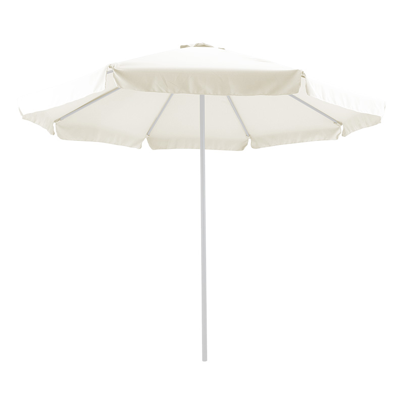 Professional umbrella Nagida single piece aluminium D3m ecru
