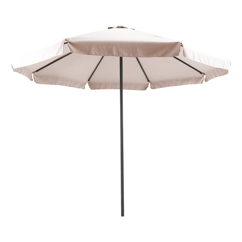 Professional umbrella Nagida one-piece mesh aluminum Φ3m gray beige-anthracite