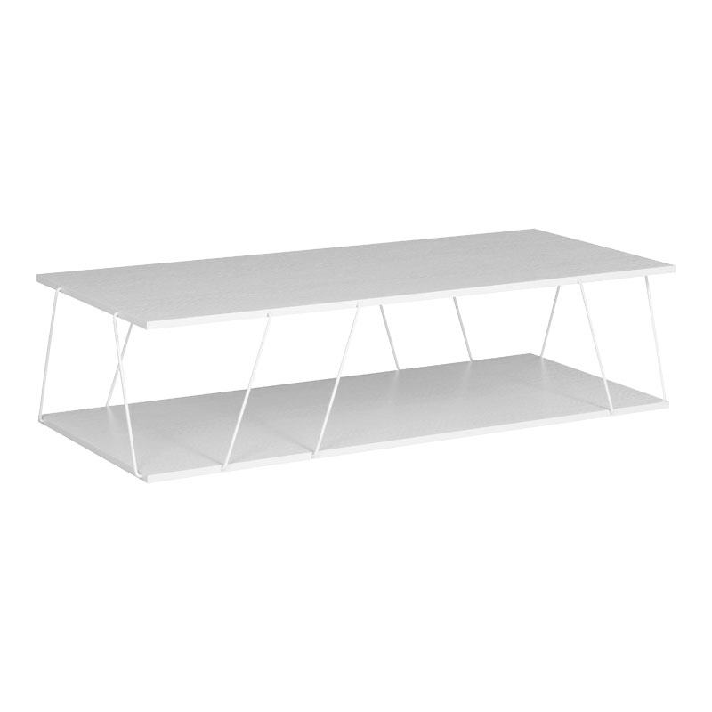 Coffee table Tars white 120x50x30cm
