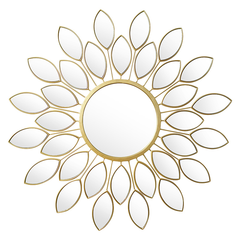 Καθρέπτης Flower χρυσό 83x2.5x83εκ