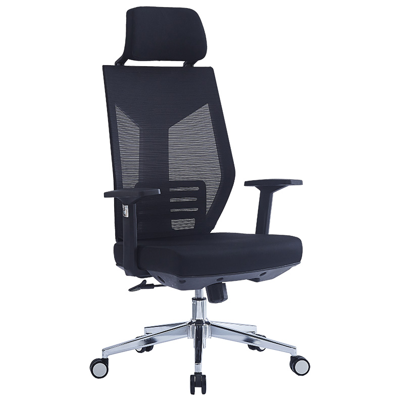 Manager office chair Commend with fabric mesh in black colour