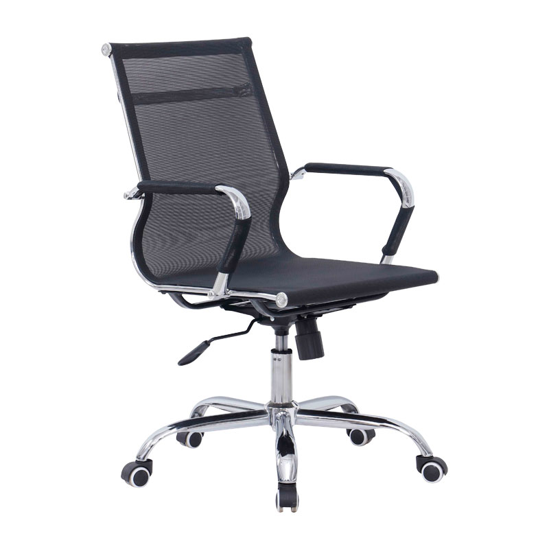 Office chair Noctis black mesh fabric 55.5x48x92cm