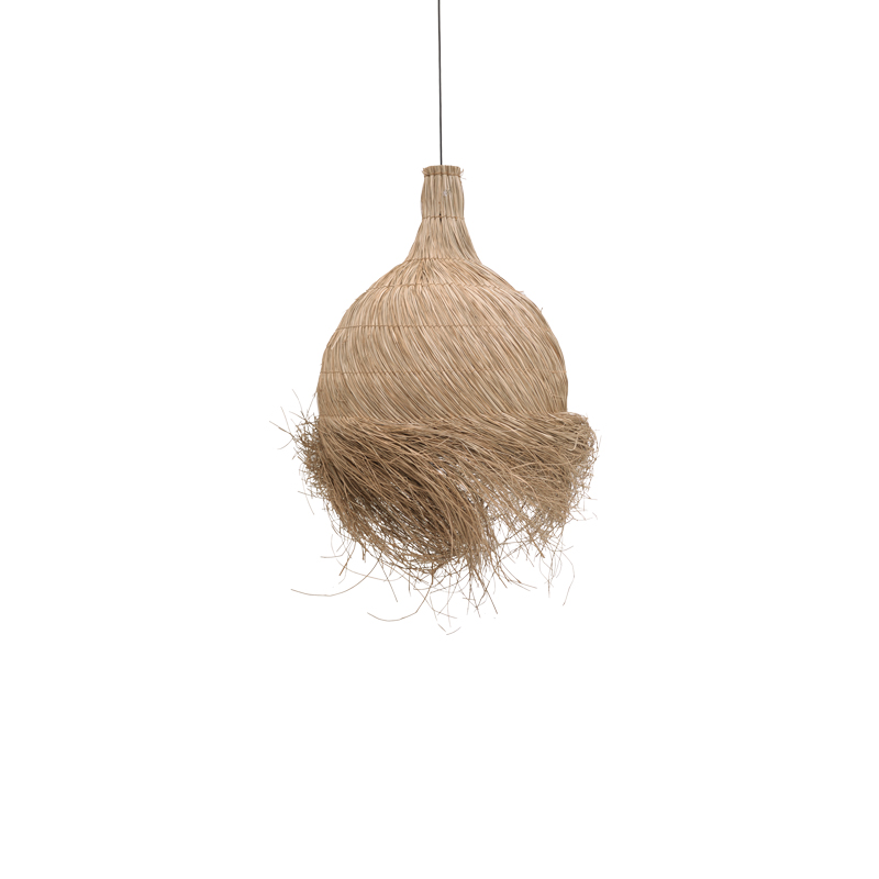 Cazin Inart mendong ceiling lamp in natural shade D60x68cm
