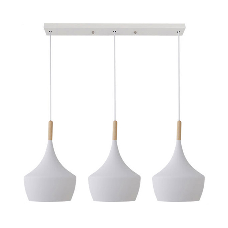 Three-light ceiling lamp Eracile II white metal 84x36cm
