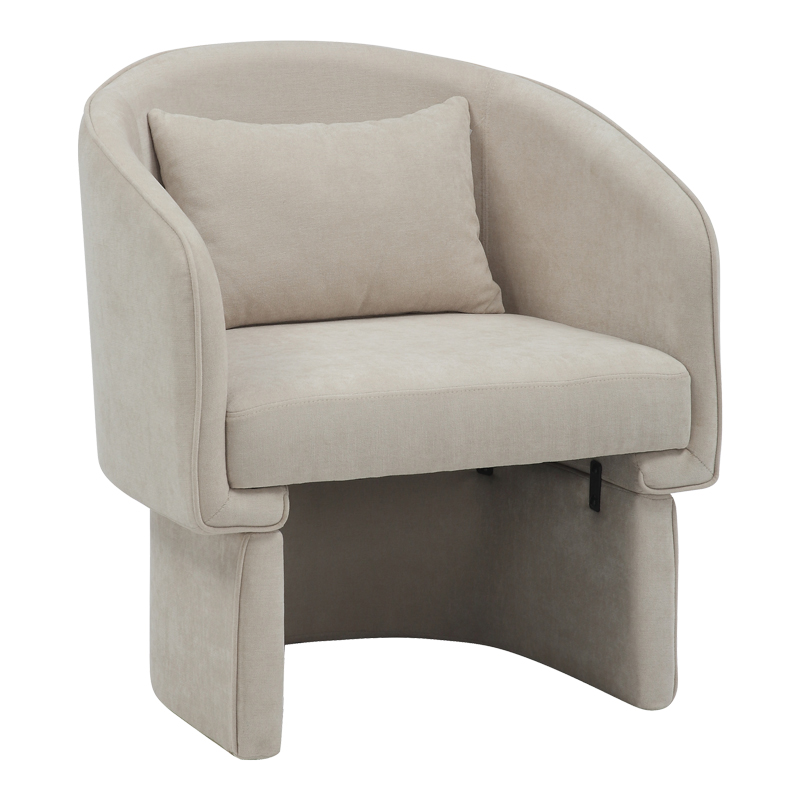 Armchair Playmob fabric in beige shade 69x65x79cm