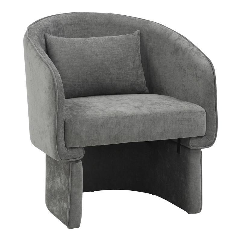 Armchair Playmob fabric in gray shade 69x65x79cm