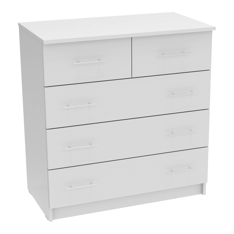 Συρταριέρα Kumode σε λευκή απόχρωση 80x45x85εκ