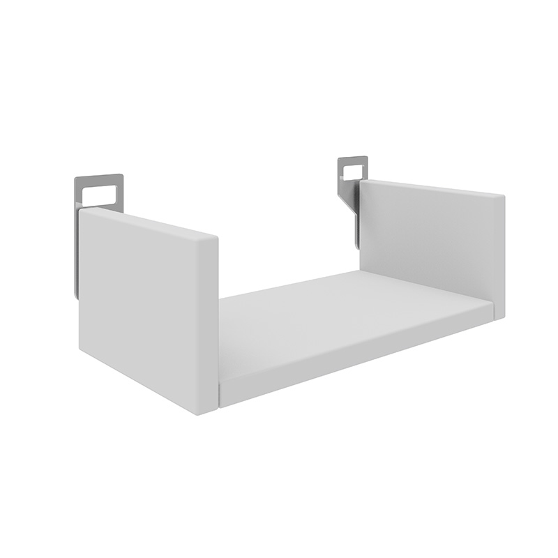 Wall shelf Derva in white color 30x15x10cm
