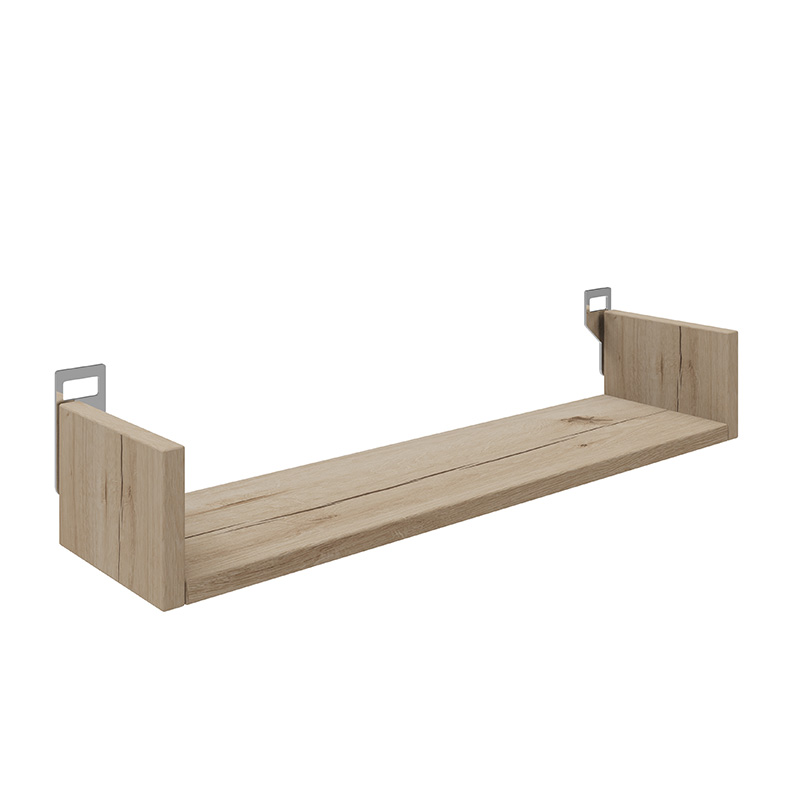 Ραφιέρα τοίχου Derva σε oak απόχρωση 60x15x10cm