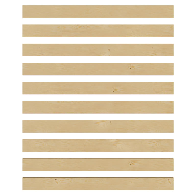 Set 10pieces bed slats for 160x200cm Comcie/Elencia/Monakol/Canter bed