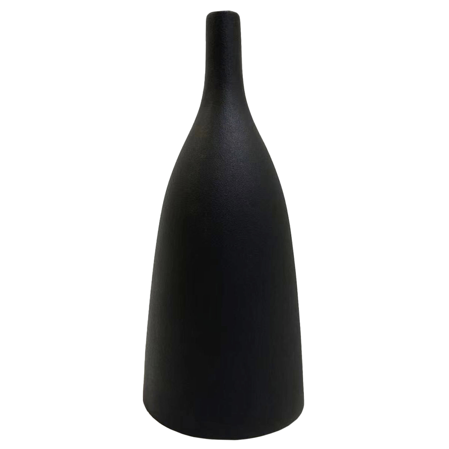 CERAMIC TABLE DECOR GALAD HM4635.02 BLACK MATTE Φ14x33.5Hcm.