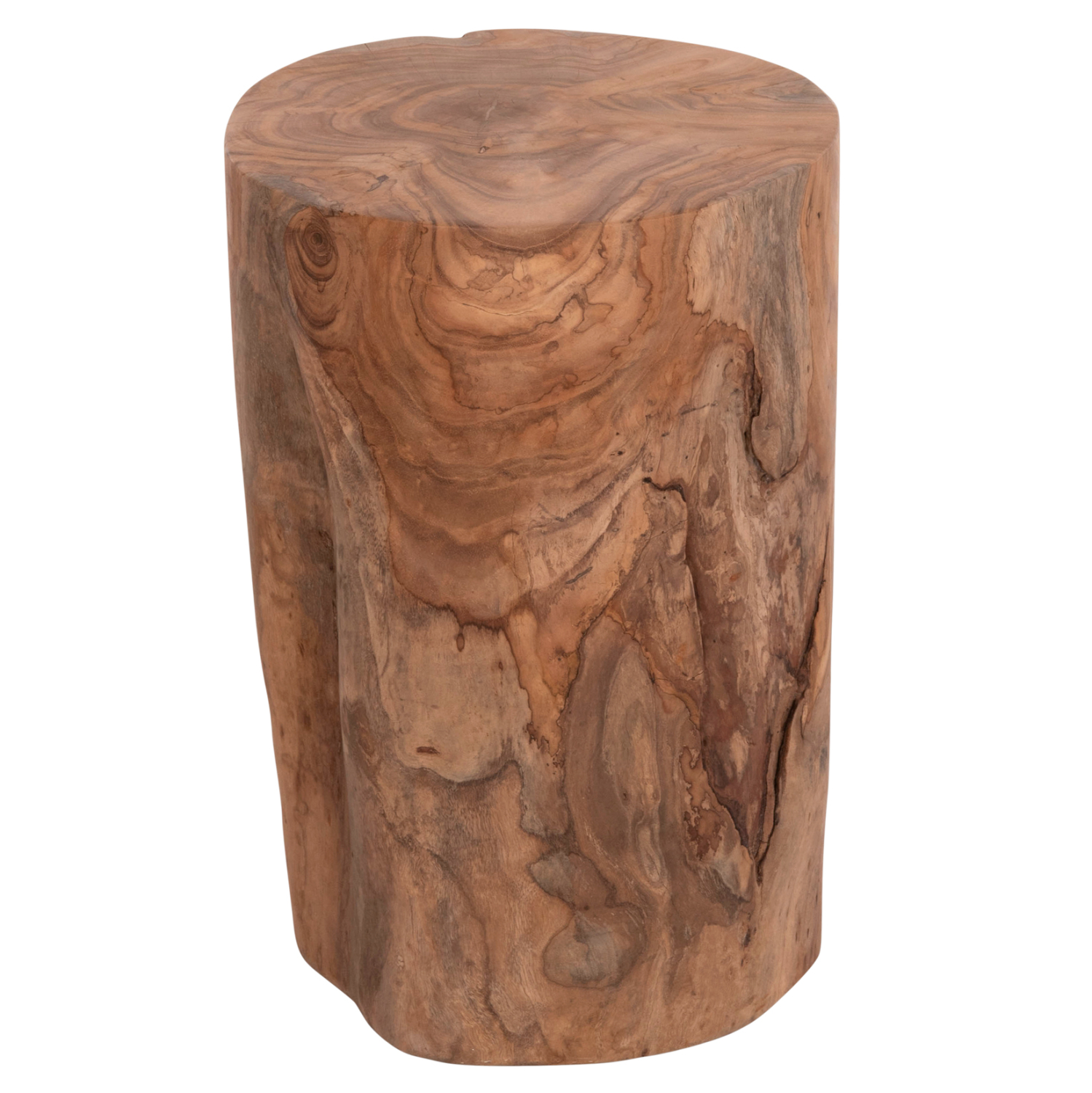 SIDE TABLE/STOOL TRONCO HM9374.21 TEAK WOOD--NATURAL COLOR Φ30x45Hcm.
