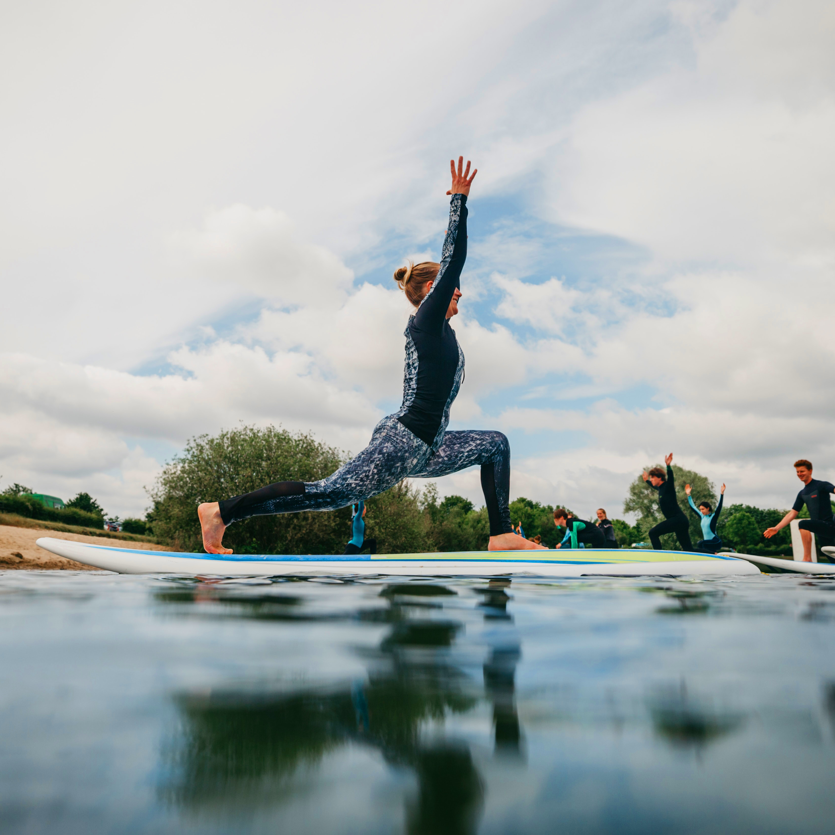 SUP-Yoga: Entspannung in den Wellen